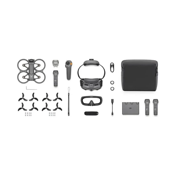 Drone DJI Avata 2 Fly More Combo com 3 baterias, imagens em 4K e design leve com protetores de hélices - Foto 4