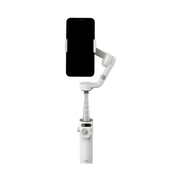 Estabilizador DJI Osmo Mobile 6 platinum dobrável com estabilização triaxial e suporte magnético para smartphones - Foto 2