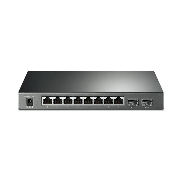 Switch TP-LINK TL-SG2210P com 8 portas gigabit PoE+ e 2 slots SFP para gerenciamento de rede em ambientes diversos - Foto 2