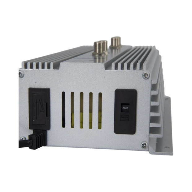 Amplificador de potência TV VHF/CATV/UHF Proeletronic PQAP-7500 com ganho de 50 dB e chassi de alumínio - Foto 4