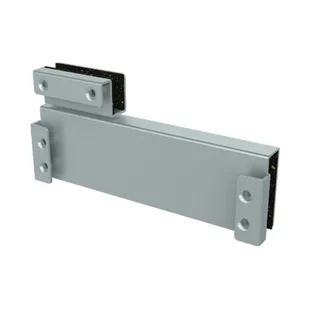 Suporte para porta de vidro Intelbras MH 103A em aço resistente para instalação de molas hidráulicas aéreas